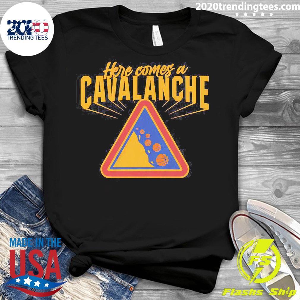 Official Here Comes A Cavalanche - Adult & Kids T-Shirts, Sweatshirts & Hoodies apparel design preview 3