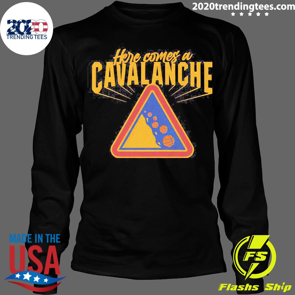 Official Here Comes A Cavalanche - Adult & Kids T-Shirts, Sweatshirts & Hoodies apparel design preview 4