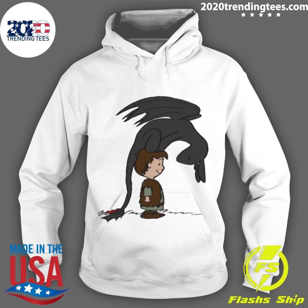 Official he's Your Dragon Hiccup Peanuts - Adult & Kids T-Shirts, Sweatshirts & Hoodies apparel design preview 2