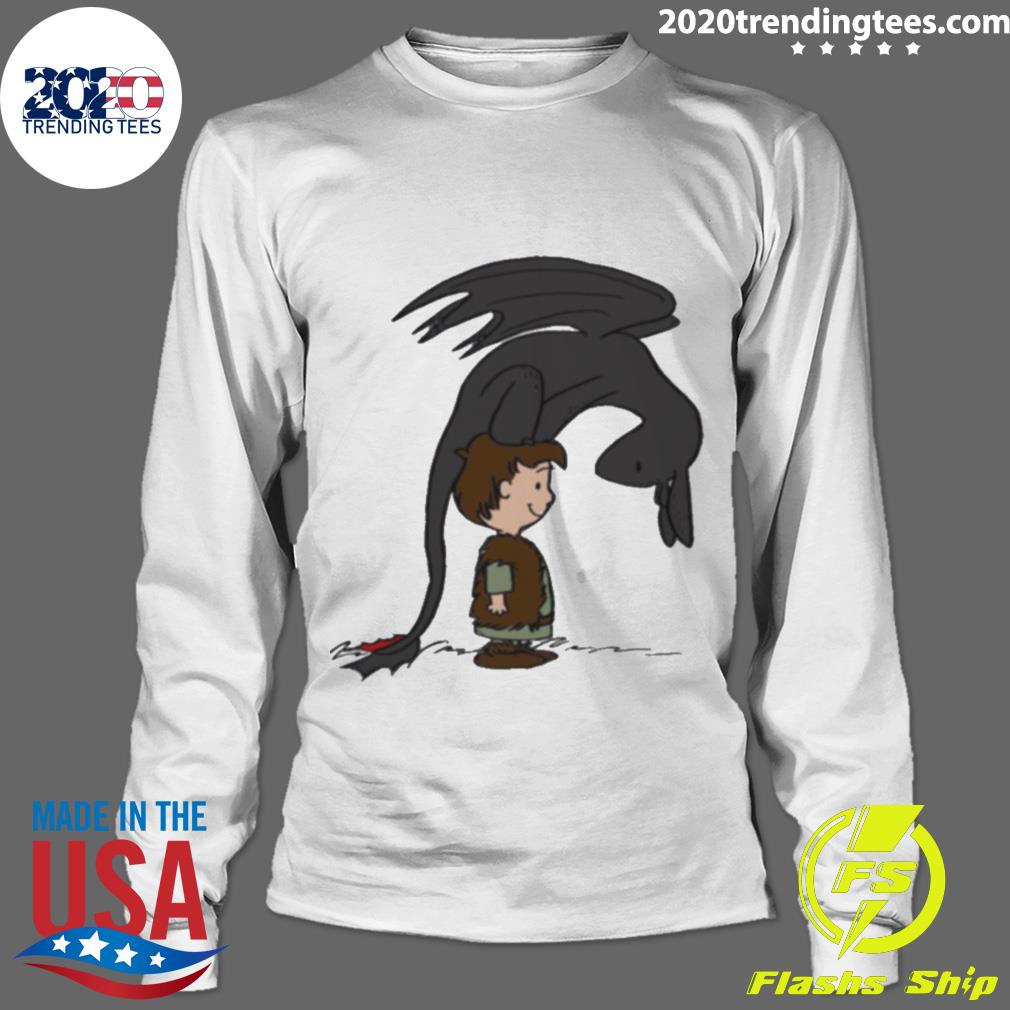 Official he's Your Dragon Hiccup Peanuts - Adult & Kids T-Shirts, Sweatshirts & Hoodies apparel design preview 4