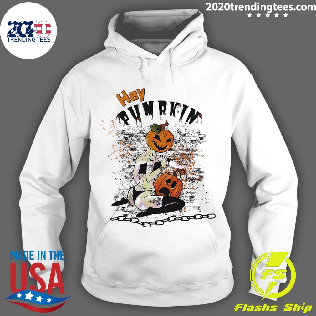 Official hey Pumpkin Girl Halloween - Adult & Kids T-Shirts, Sweatshirts & Hoodies apparel design preview 2