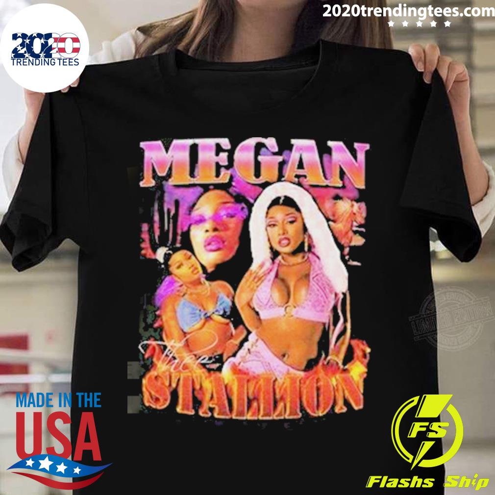 Official hip Hop Megan Thee Stallion Harajuku - Adult & Kids T-Shirts, Sweatshirts & Hoodies apparel design preview 1