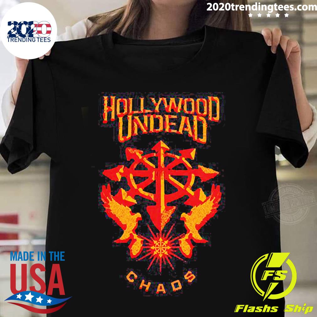 Official hollywood Undead Chaos - Adult & Kids T-Shirts, Sweatshirts & Hoodies apparel design preview 1