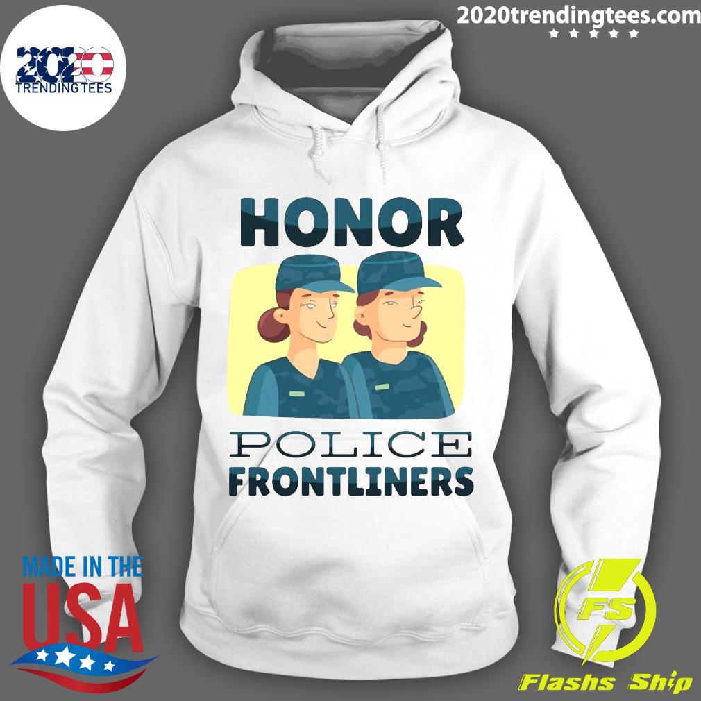 Official Honor Police Frontliners - Adult & Kids T-Shirts, Sweatshirts & Hoodies apparel design preview 2