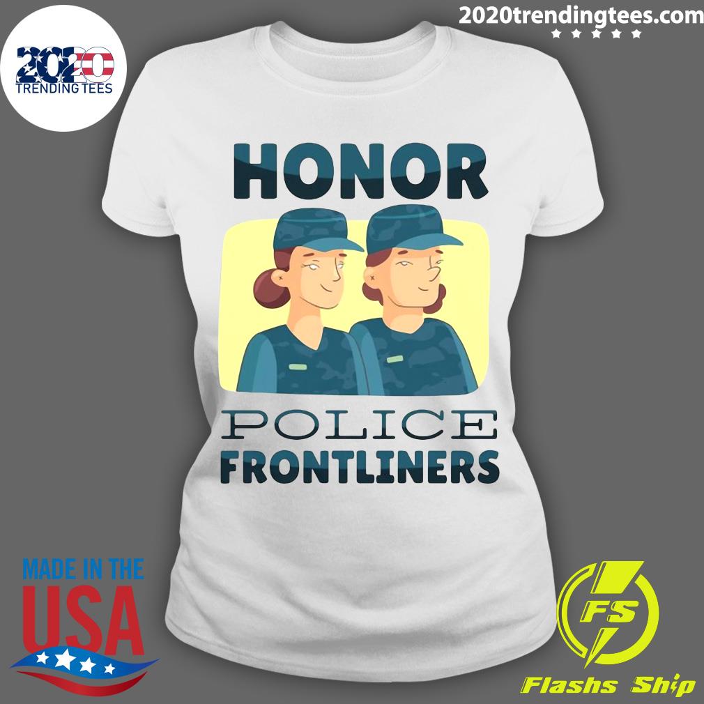 Official Honor Police Frontliners - Adult & Kids T-Shirts, Sweatshirts & Hoodies apparel design preview 3