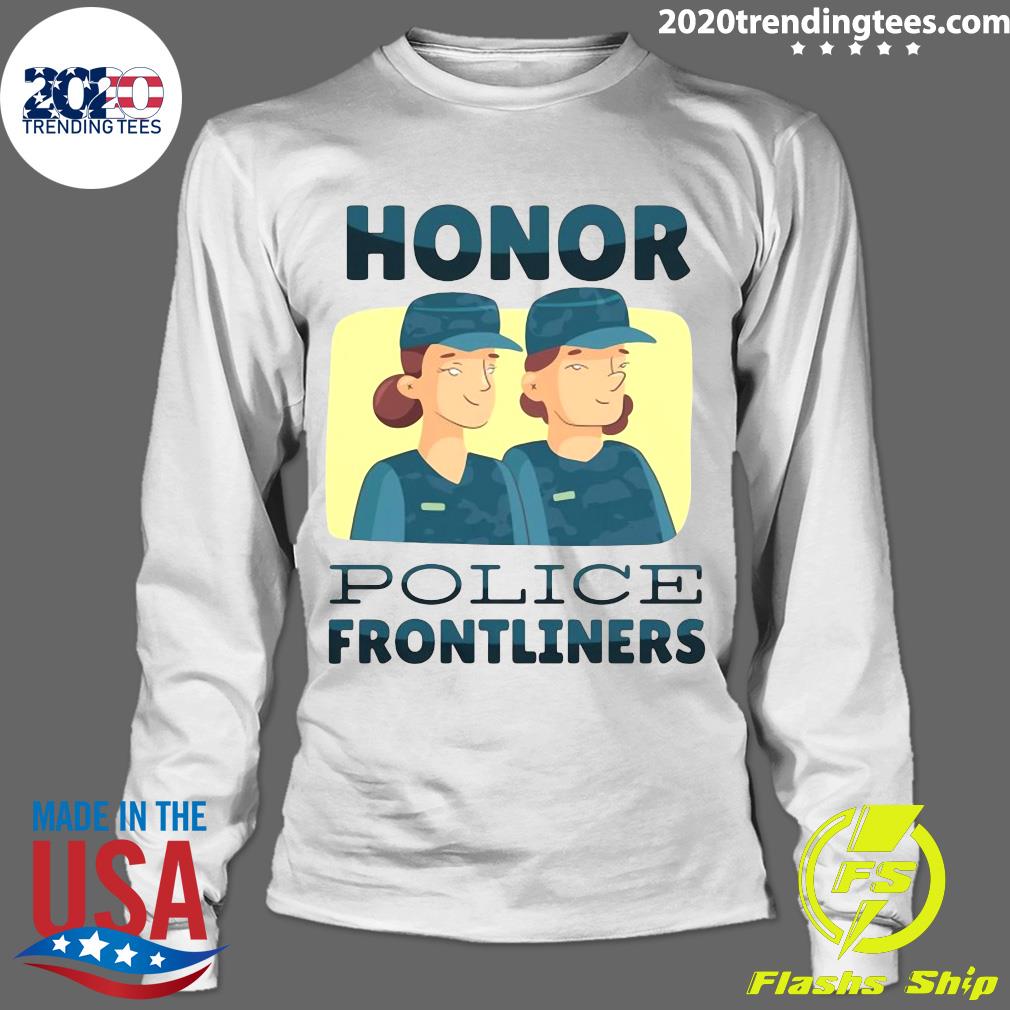 Official Honor Police Frontliners - Adult & Kids T-Shirts, Sweatshirts & Hoodies apparel design preview 4
