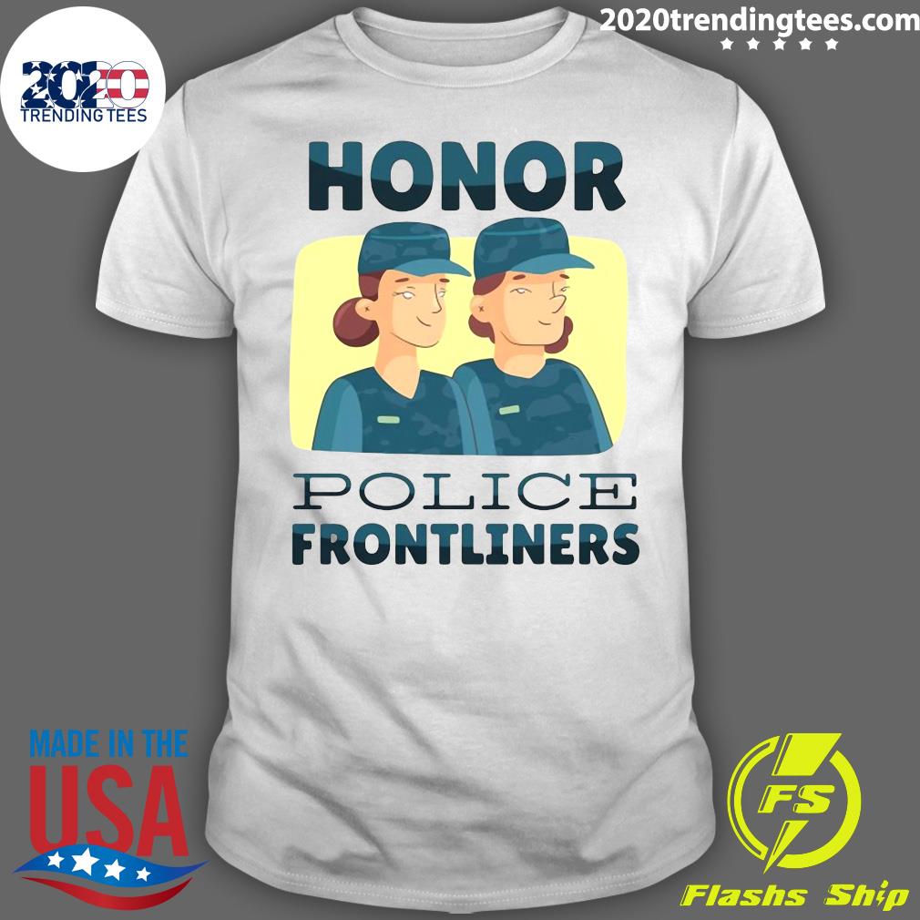 Official Honor Police Frontliners - Adult & Kids T-Shirts, Sweatshirts & Hoodies apparel design preview 1