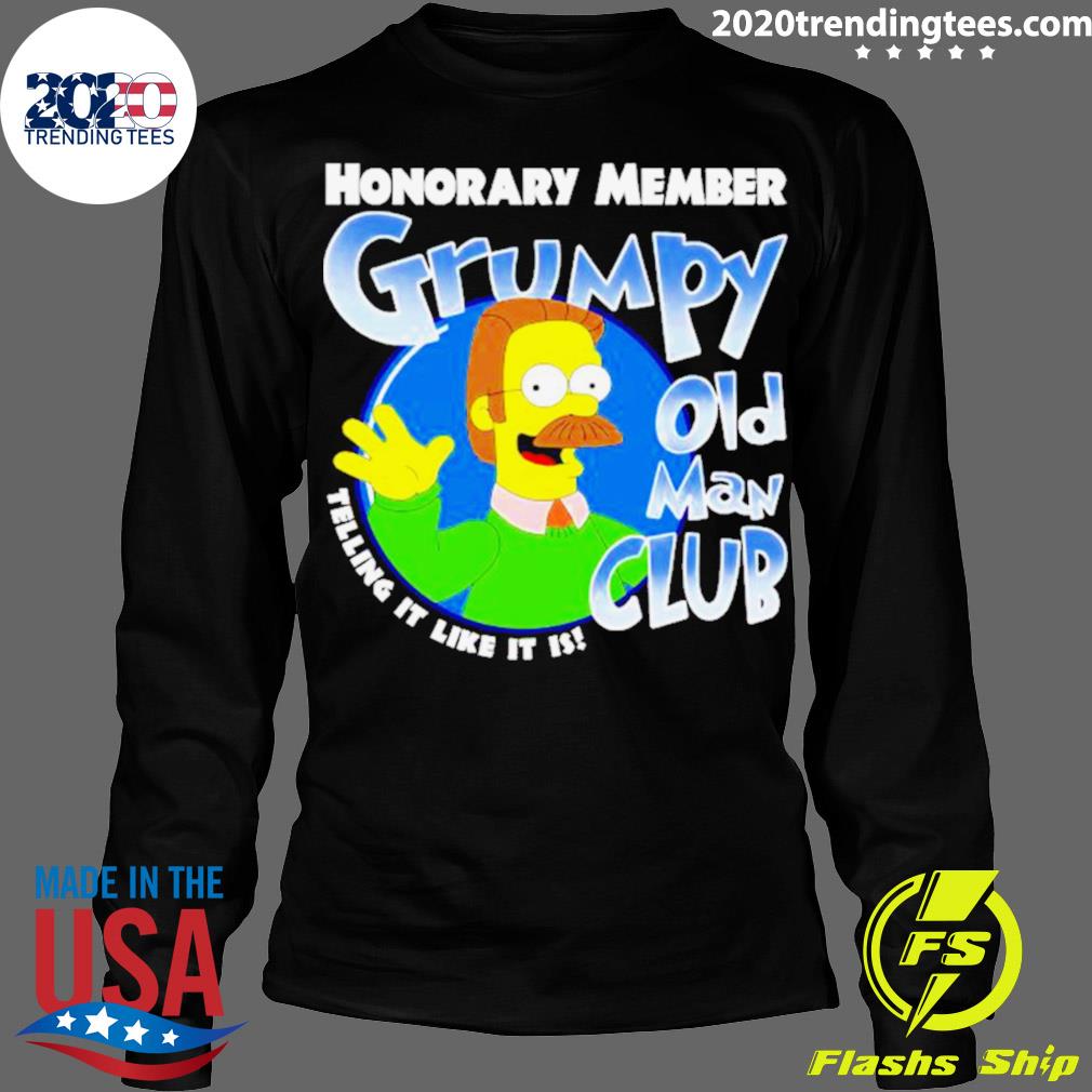 Official honorary Member Grumpy Old Man Club Telling - Adult & Kids T-Shirts, Sweatshirts & Hoodies apparel design preview 4