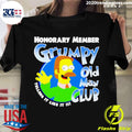 Official honorary Member Grumpy Old Man Club Telling - Adult & Kids T-Shirts, Sweatshirts & Hoodies apparel design preview 1