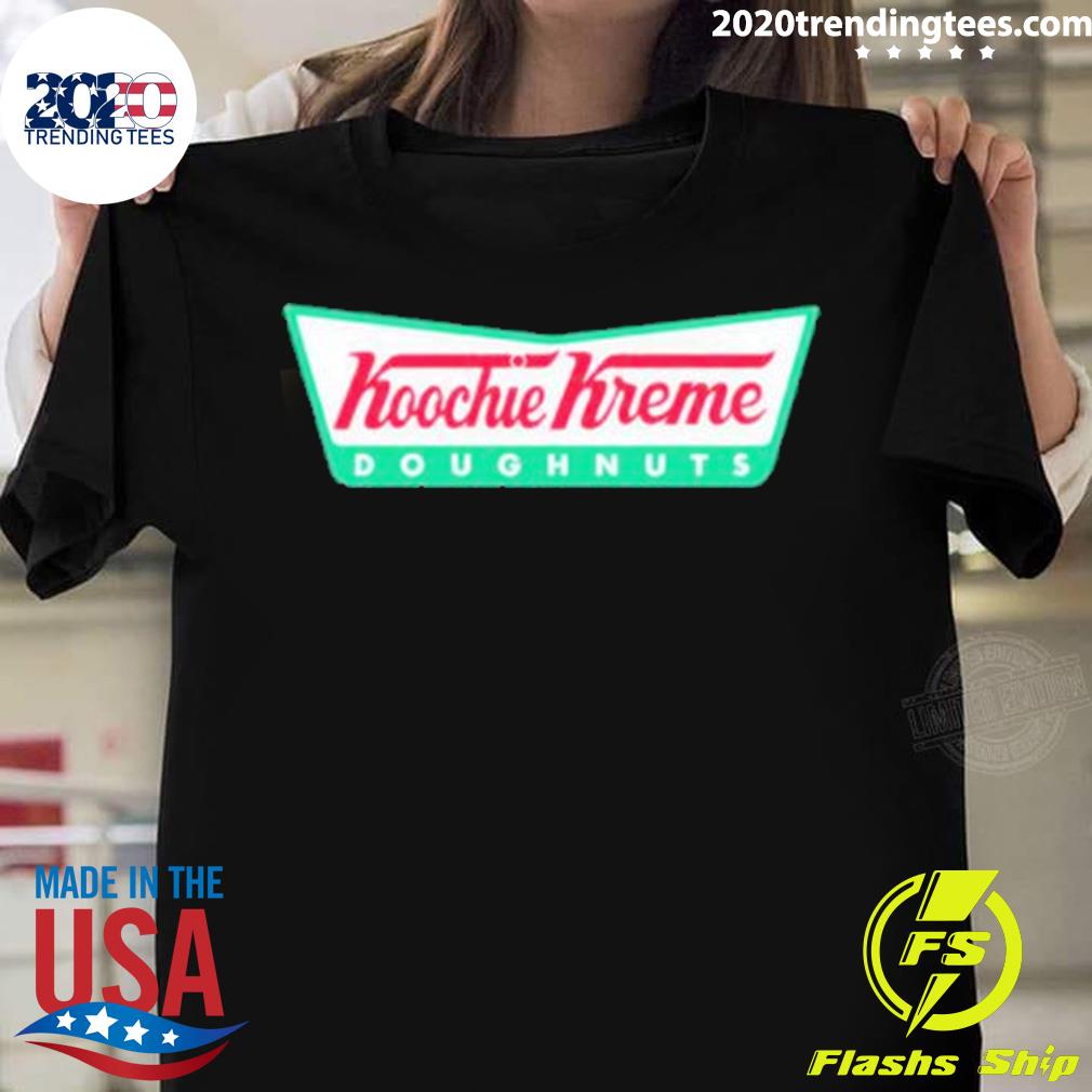 Official hoochie Kreme Doughnuts - Adult & Kids T-Shirts, Sweatshirts & Hoodies apparel design preview 1
