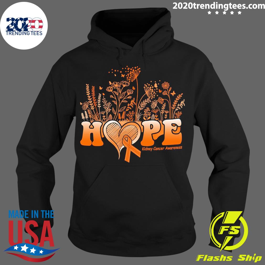 Official hope kidney cancer awareness - Adult & Kids T-Shirts, Sweatshirts & Hoodies apparel design preview 2