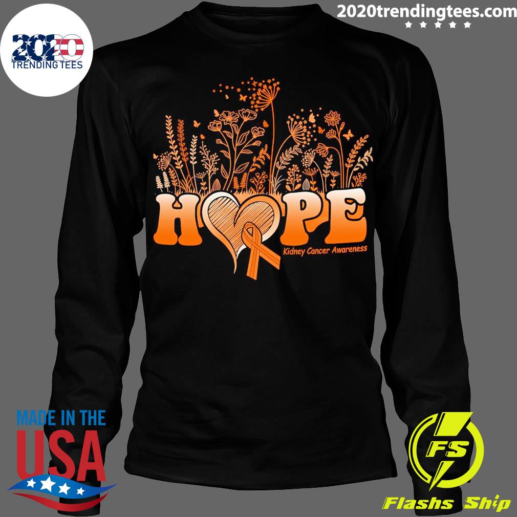 Official hope kidney cancer awareness - Adult & Kids T-Shirts, Sweatshirts & Hoodies apparel design preview 4