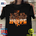 Official hope kidney cancer awareness - Adult & Kids T-Shirts, Sweatshirts & Hoodies apparel design preview 1