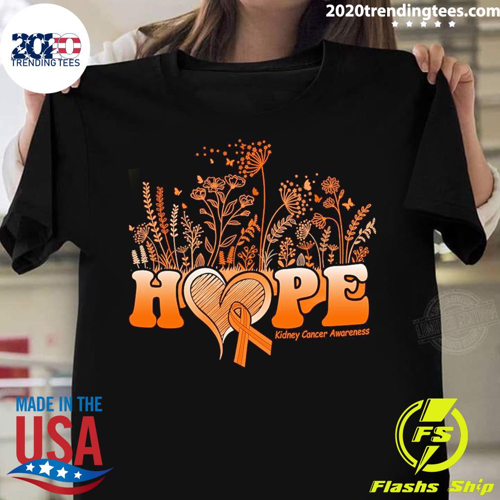 Official hope kidney cancer awareness - Adult & Kids T-Shirts, Sweatshirts & Hoodies apparel design preview 1