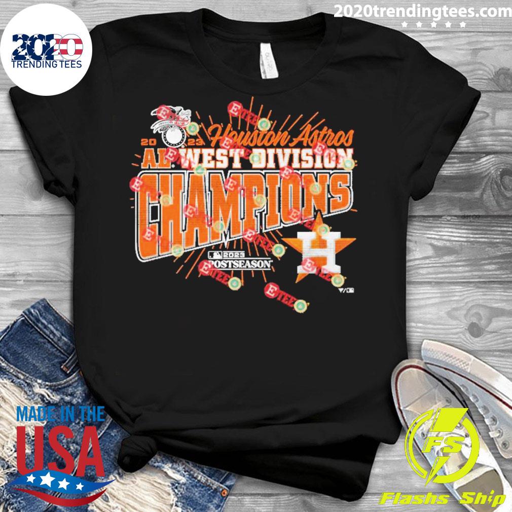 Official houston Astros Al West Division Champions - Adult & Kids T-Shirts, Sweatshirts & Hoodies apparel design preview 3