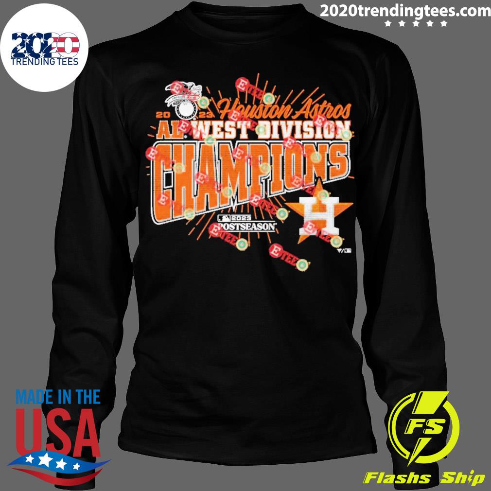 Official houston Astros Al West Division Champions - Adult & Kids T-Shirts, Sweatshirts & Hoodies apparel design preview 4