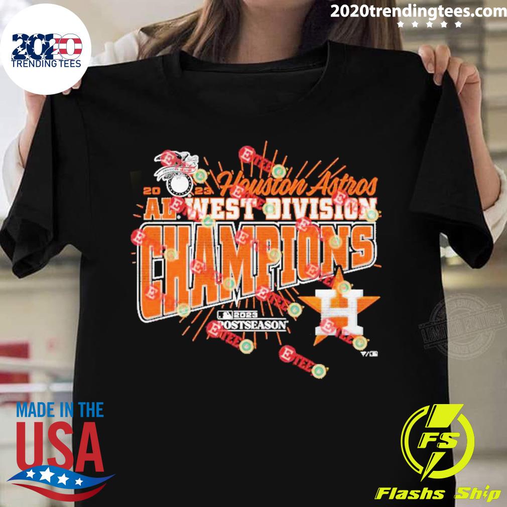 Official houston Astros Al West Division Champions - Adult & Kids T-Shirts, Sweatshirts & Hoodies apparel design preview 1