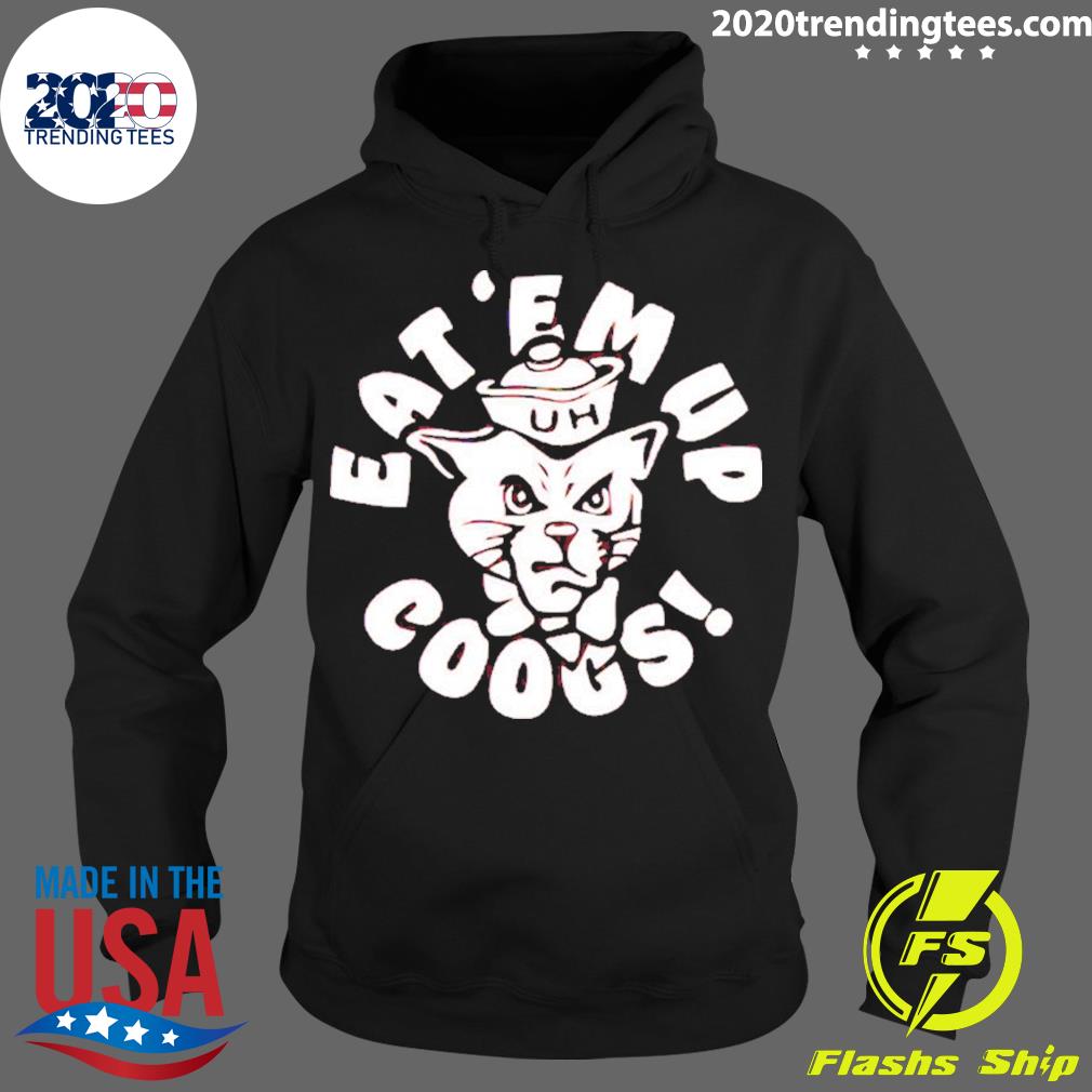 Official houston Cougars Eat 'em Up Coogs - Adult & Kids T-Shirts, Sweatshirts & Hoodies apparel design preview 2