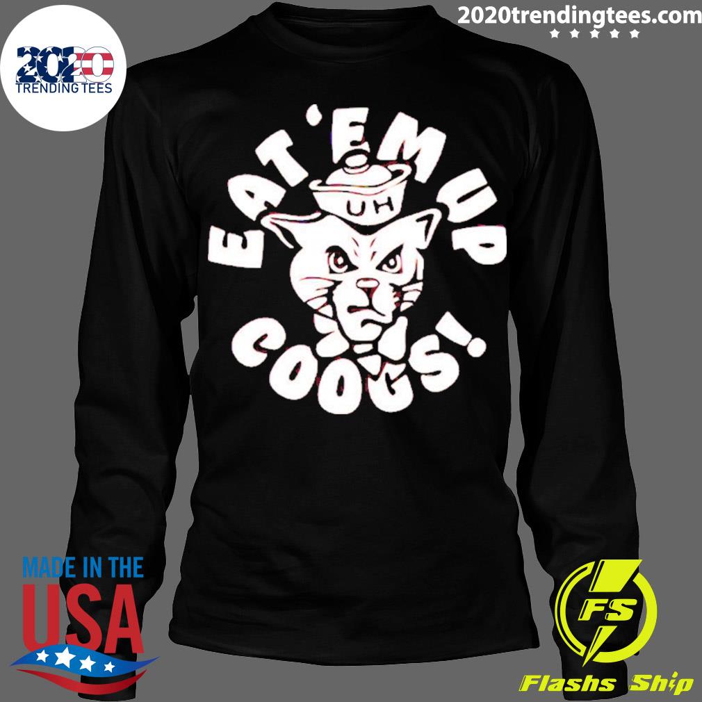 Official houston Cougars Eat 'em Up Coogs - Adult & Kids T-Shirts, Sweatshirts & Hoodies apparel design preview 4