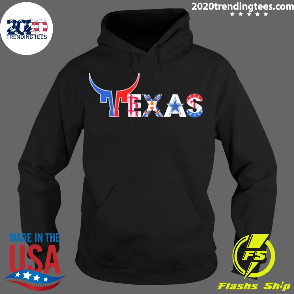 Official houston Texans Rockets Astros Dallas Cowboys - Adult & Kids T-Shirts, Sweatshirts & Hoodies apparel design preview 2