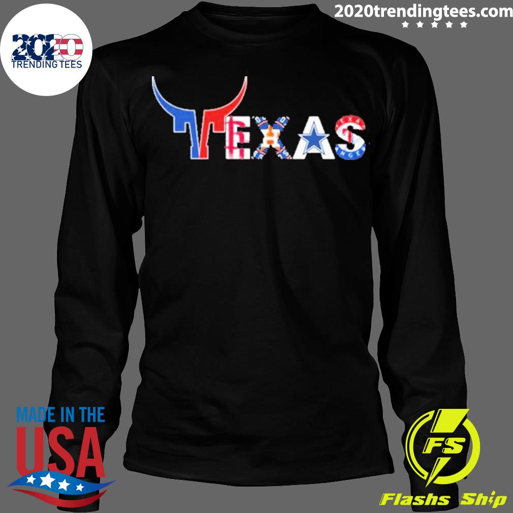 Official houston Texans Rockets Astros Dallas Cowboys - Adult & Kids T-Shirts, Sweatshirts & Hoodies apparel design preview 4
