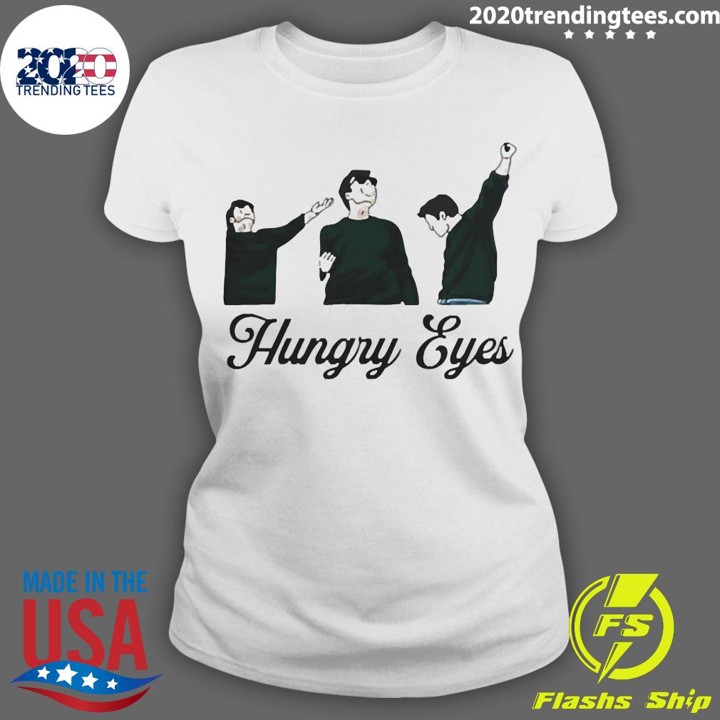 Official Hungry Eyes Sebastian Stan - Adult & Kids T-Shirts, Sweatshirts & Hoodies apparel design preview 3