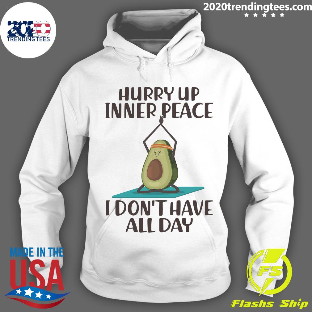 Official Hurry Up Inner Peace I Don't Have All Day - Adult & Kids T-Shirts, Sweatshirts & Hoodies apparel design preview 2