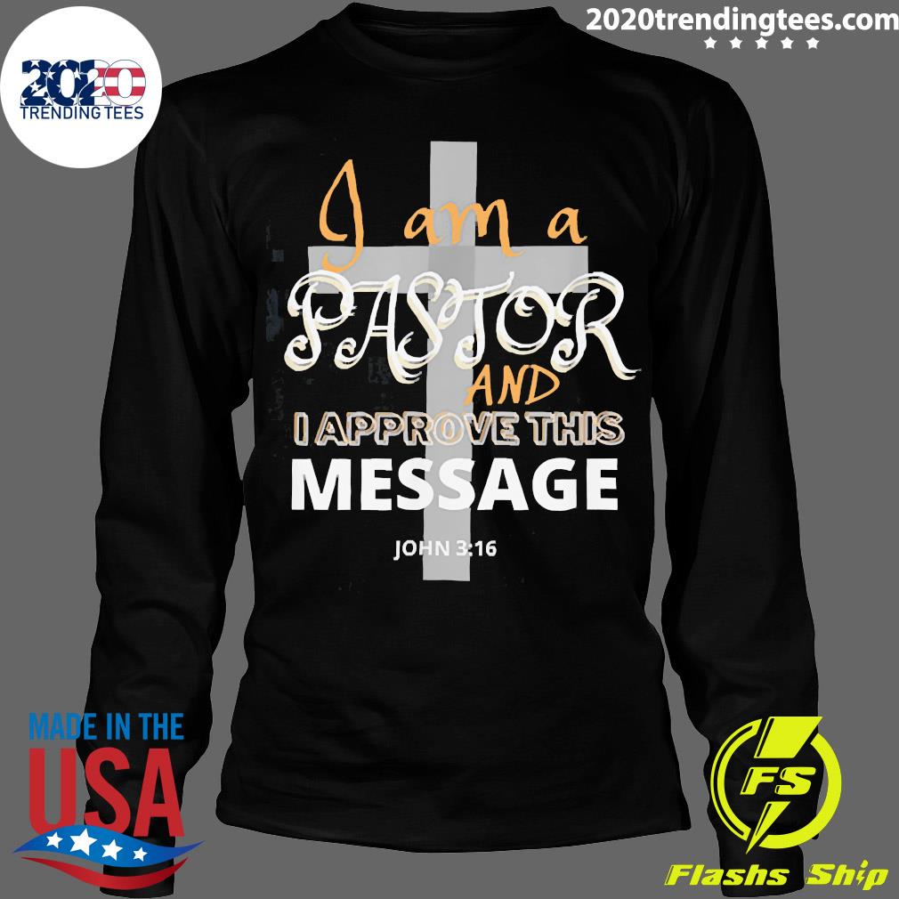 Official I Am A Pastor And Approve This Message - Adult & Kids T-Shirts, Sweatshirts & Hoodies apparel design preview 4