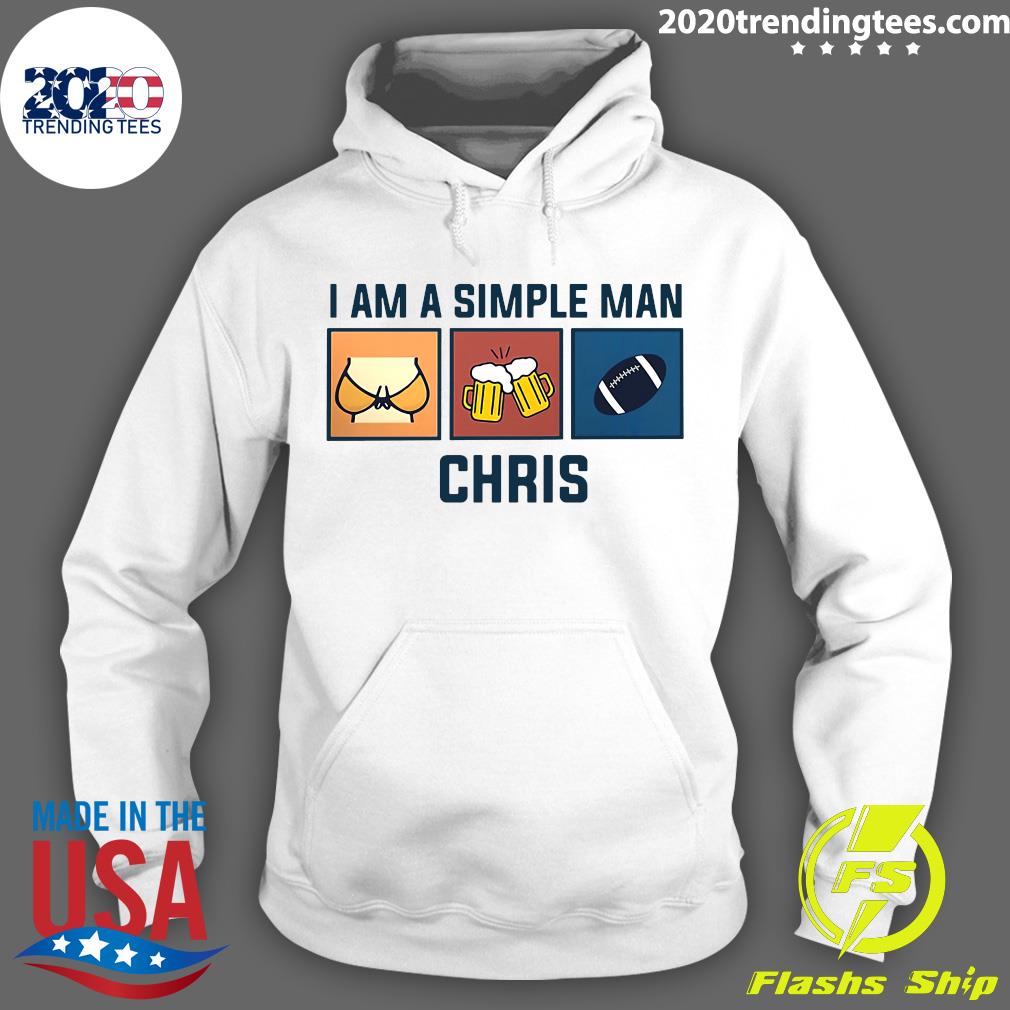 Official I Am A Simple Man Chris Vintage - Adult & Kids T-Shirts, Sweatshirts & Hoodies apparel design preview 2