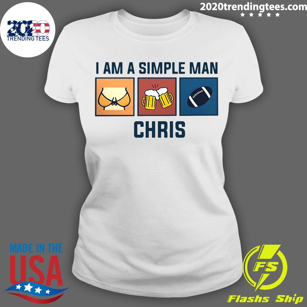 Official I Am A Simple Man Chris Vintage - Adult & Kids T-Shirts, Sweatshirts & Hoodies apparel design preview 3