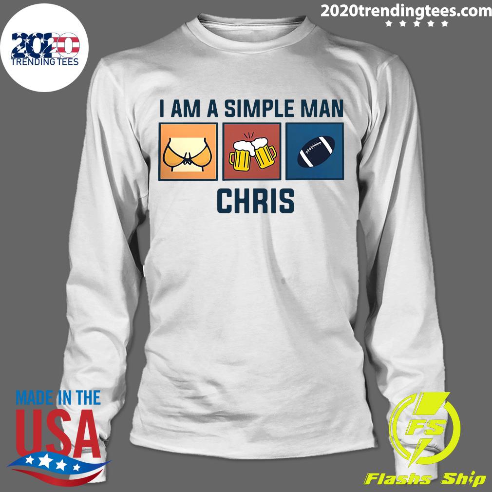 Official I Am A Simple Man Chris Vintage - Adult & Kids T-Shirts, Sweatshirts & Hoodies apparel design preview 4