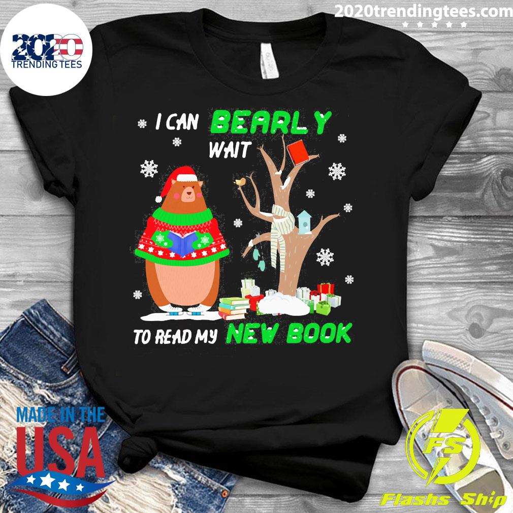 Official I Can Bearly Wait To Read My New Book - Adult & Kids T-Shirts, Sweatshirts & Hoodies apparel design preview 3