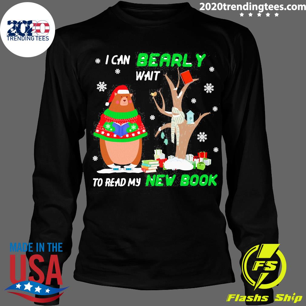 Official I Can Bearly Wait To Read My New Book - Adult & Kids T-Shirts, Sweatshirts & Hoodies apparel design preview 4