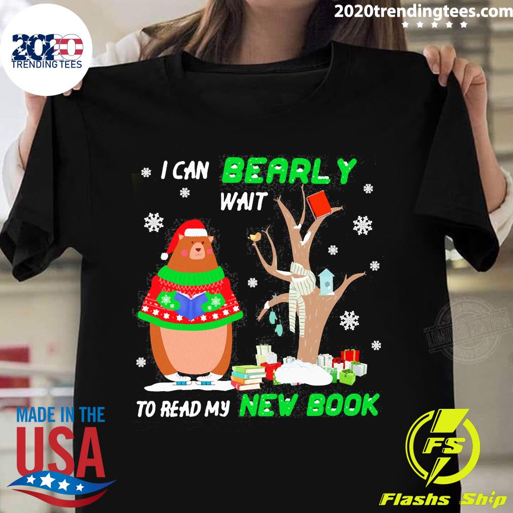 Official I Can Bearly Wait To Read My New Book - Adult & Kids T-Shirts, Sweatshirts & Hoodies apparel design preview 1