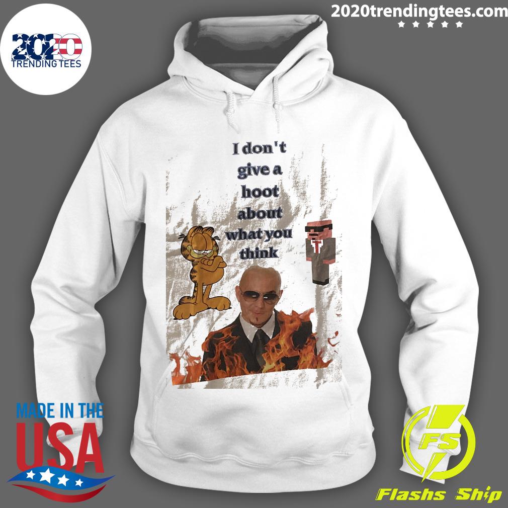 Official I Don't Give A Hoot About What You Think - Adult & Kids T-Shirts, Sweatshirts & Hoodies apparel design preview 2
