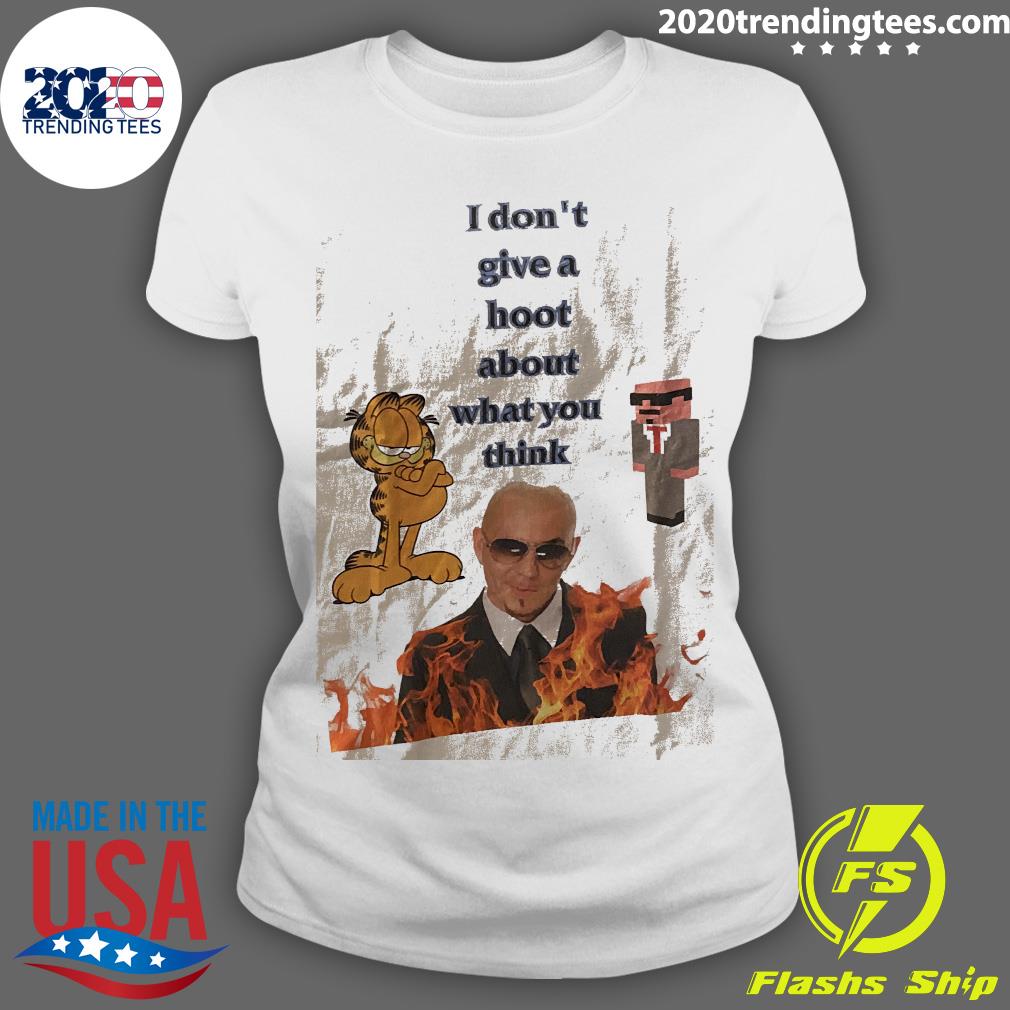 Official I Don't Give A Hoot About What You Think - Adult & Kids T-Shirts, Sweatshirts & Hoodies apparel design preview 3