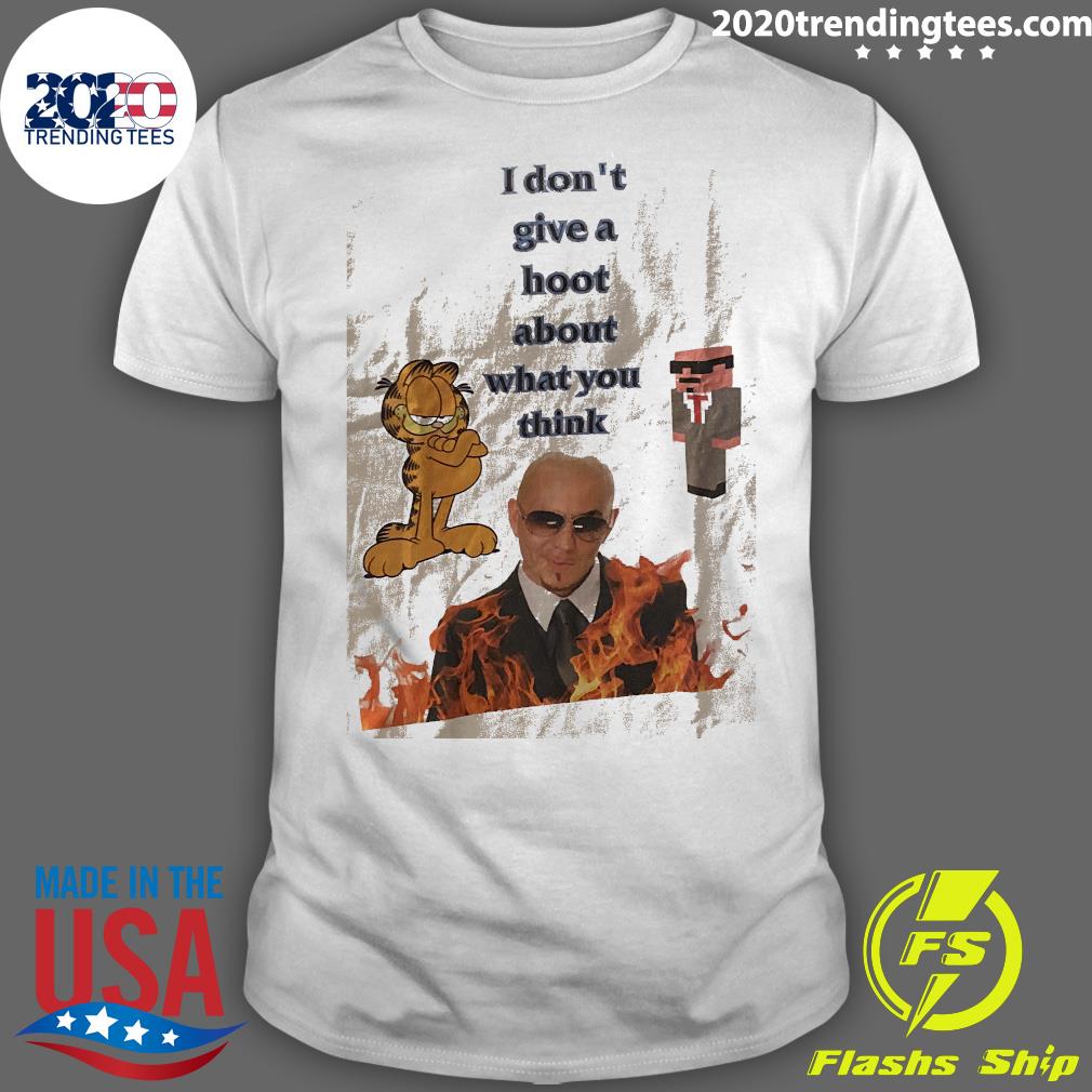 Official I Don't Give A Hoot About What You Think - Adult & Kids T-Shirts, Sweatshirts & Hoodies apparel design preview 1