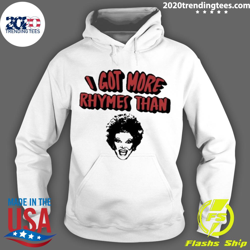 Official i Got More Rhymes Than - Adult & Kids T-Shirts, Sweatshirts & Hoodies apparel design preview 2