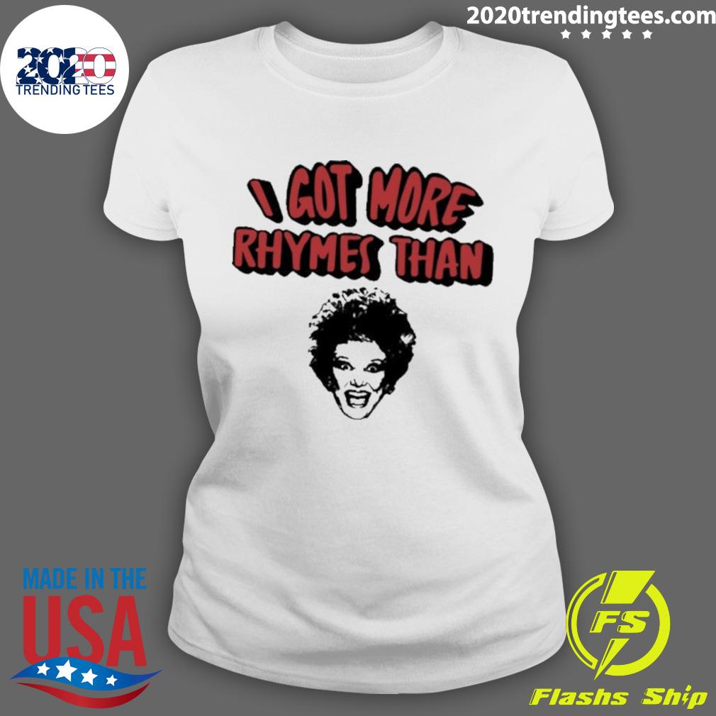 Official i Got More Rhymes Than - Adult & Kids T-Shirts, Sweatshirts & Hoodies apparel design preview 3