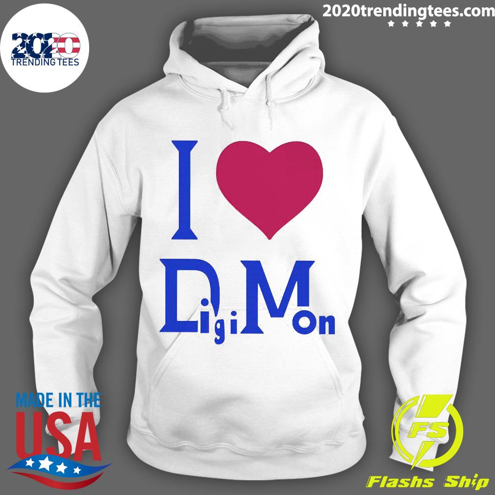 Official I Love Digimon - Adult & Kids T-Shirts, Sweatshirts & Hoodies apparel design preview 2