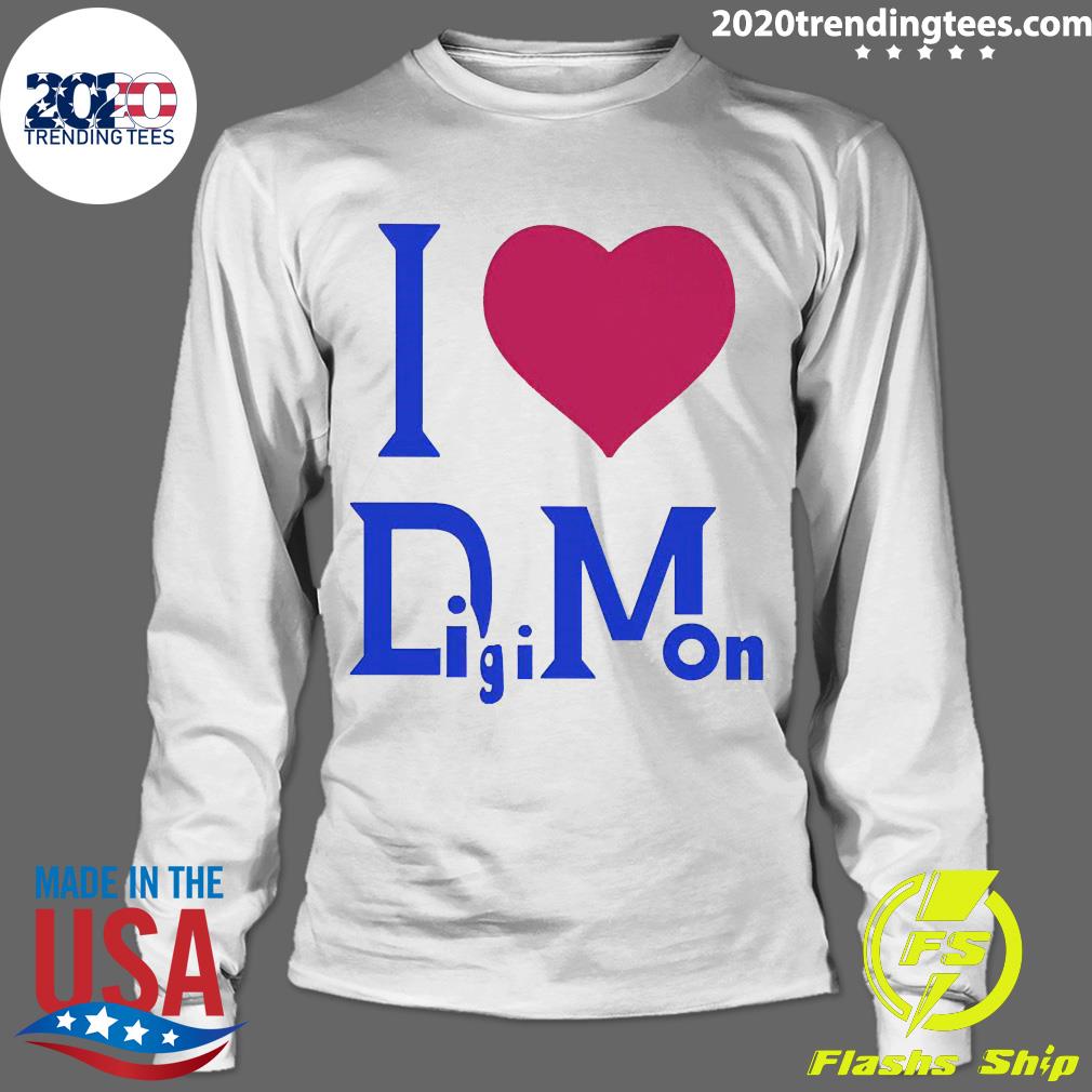 Official I Love Digimon - Adult & Kids T-Shirts, Sweatshirts & Hoodies apparel design preview 4
