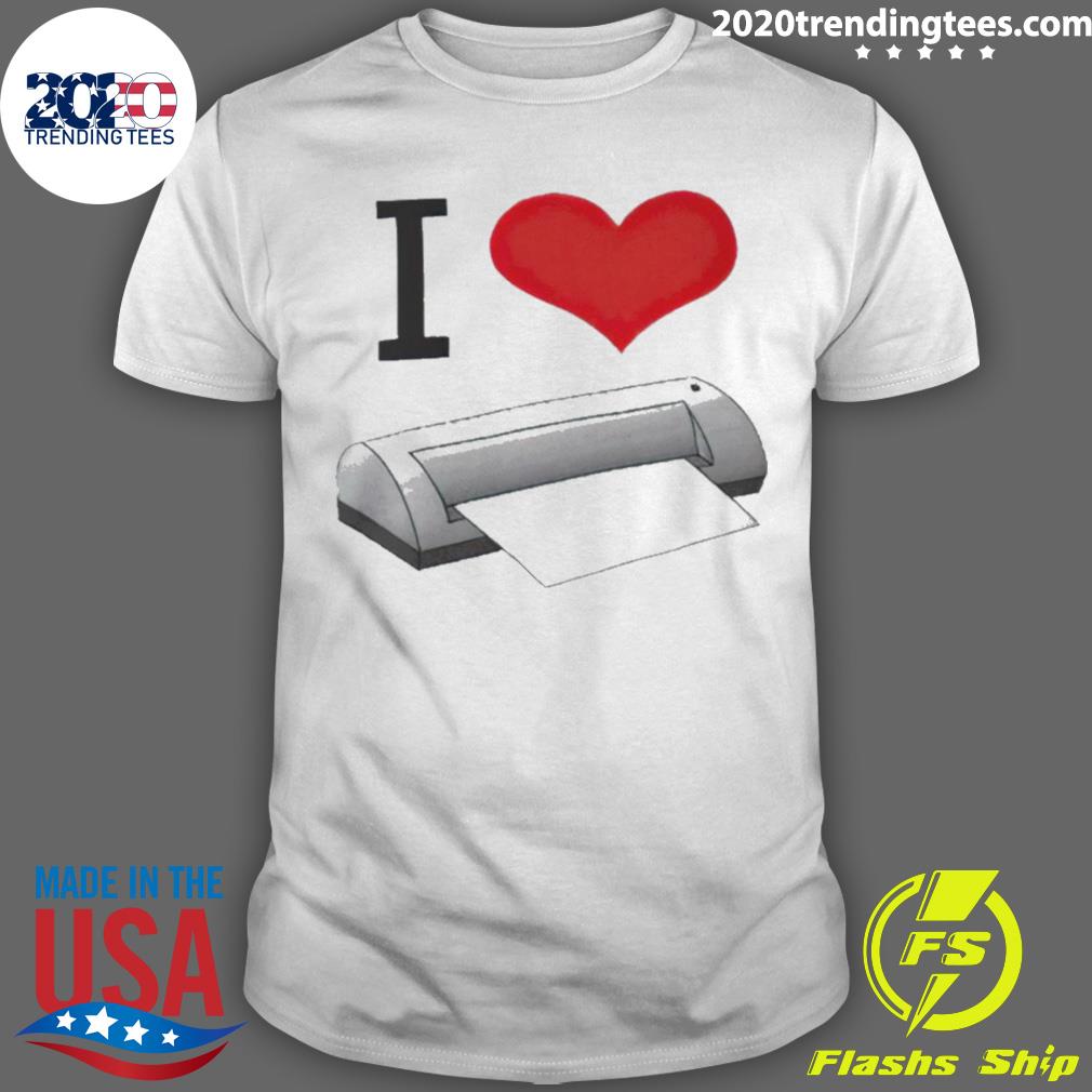 Official i Love Printer - Adult & Kids T-Shirts, Sweatshirts & Hoodies apparel design preview 1