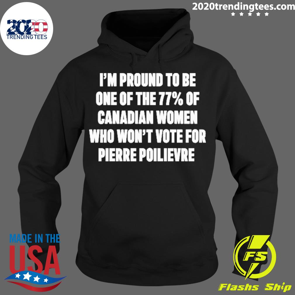 Official i'm Proud To Be One Of The 77% Canadian - Adult & Kids T-Shirts, Sweatshirts & Hoodies apparel design preview 2