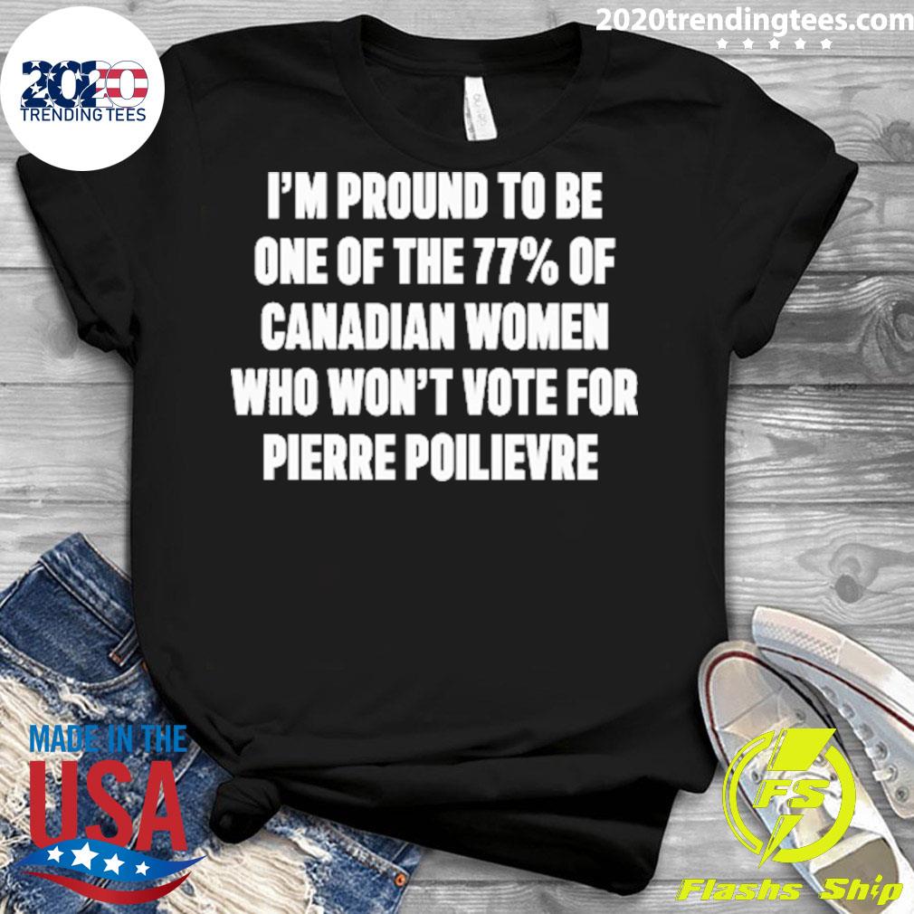 Official i'm Proud To Be One Of The 77% Canadian - Adult & Kids T-Shirts, Sweatshirts & Hoodies apparel design preview 3