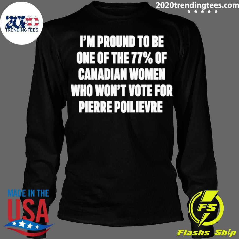 Official i'm Proud To Be One Of The 77% Canadian - Adult & Kids T-Shirts, Sweatshirts & Hoodies apparel design preview 4