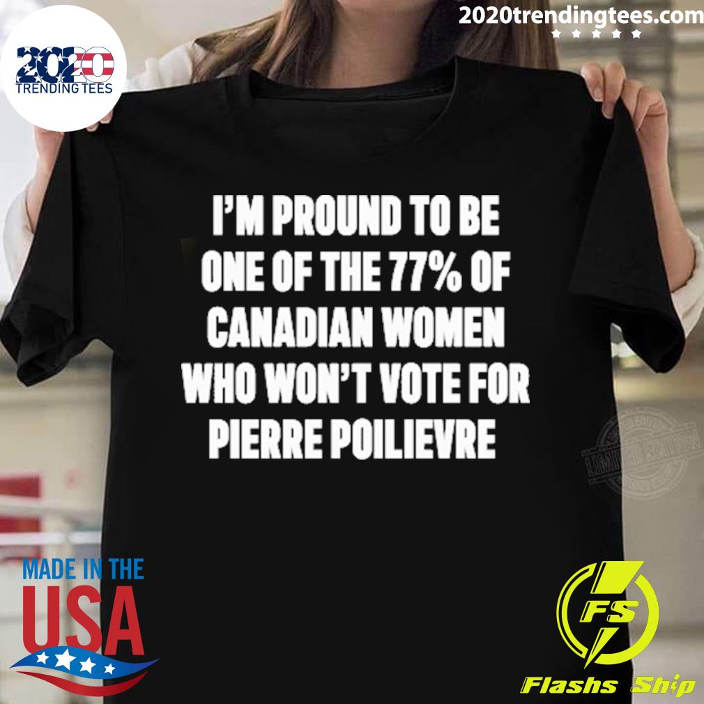 Official i'm Proud To Be One Of The 77% Canadian - Adult & Kids T-Shirts, Sweatshirts & Hoodies apparel design preview 1