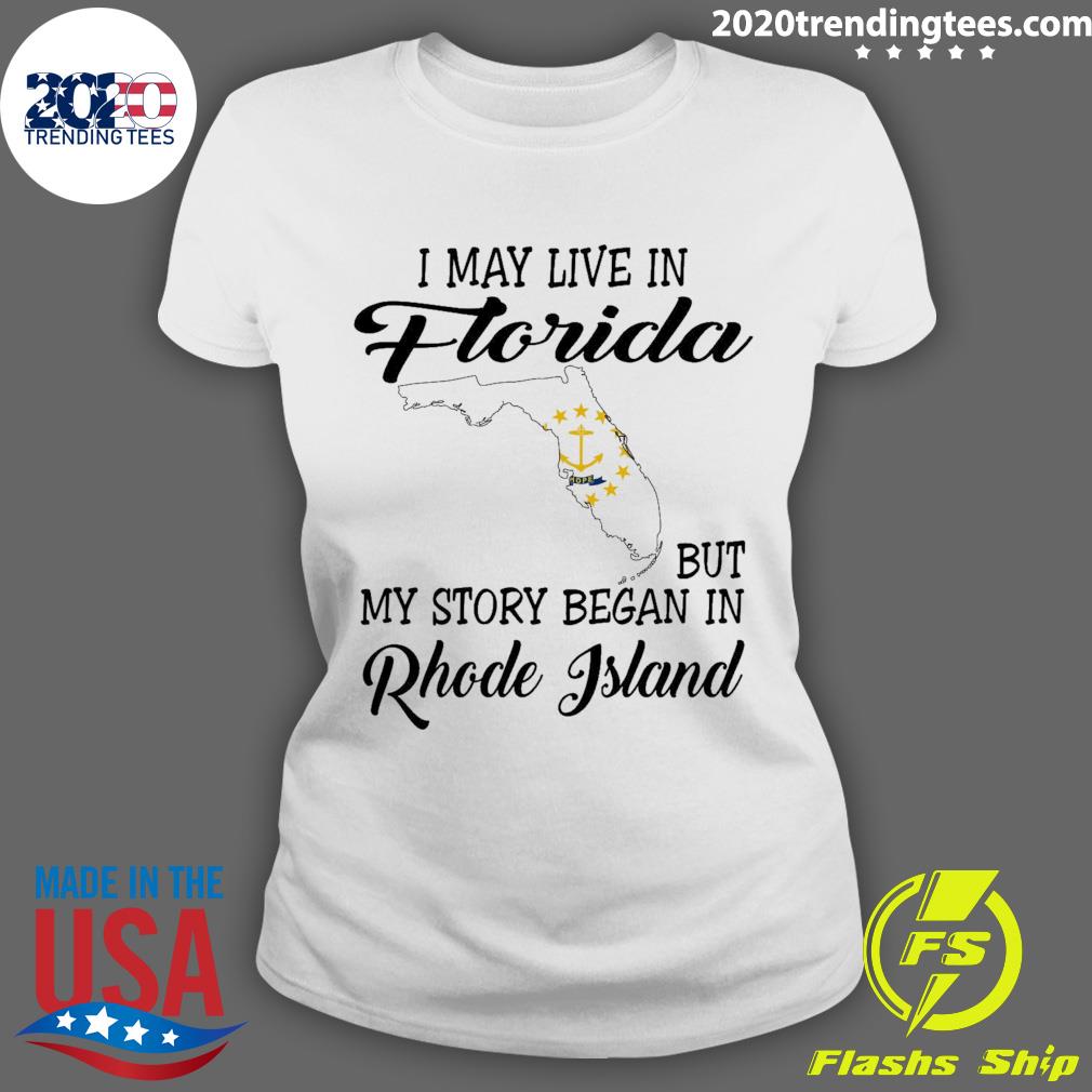 Official i May Live in Florida But My Story Began - Adult & Kids T-Shirts, Sweatshirts & Hoodies apparel design preview 3