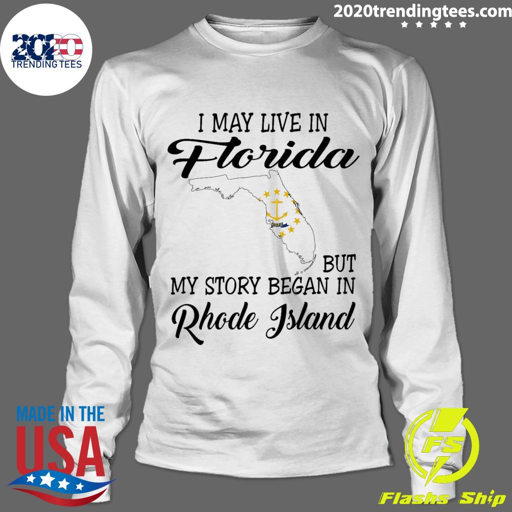 Official i May Live in Florida But My Story Began - Adult & Kids T-Shirts, Sweatshirts & Hoodies apparel design preview 4