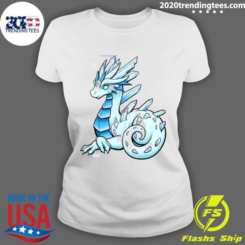 Official ice Crystal Dragon - Adult & Kids T-Shirts, Sweatshirts & Hoodies apparel design preview 3
