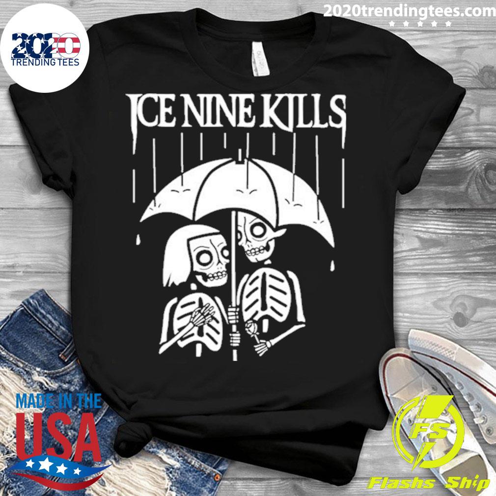 Official ice Nine Kills Duo Skull - Adult & Kids T-Shirts, Sweatshirts & Hoodies apparel design preview 3
